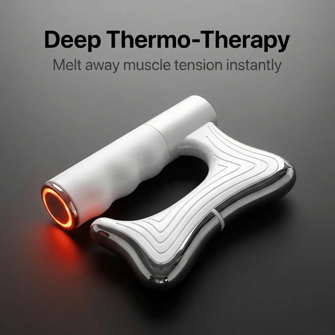 Elevaure deep tissue heated scraper red LED microcurrent dark mode
