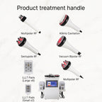 Visual guide to the specific functions of each probe included in the 6-in-1 system.