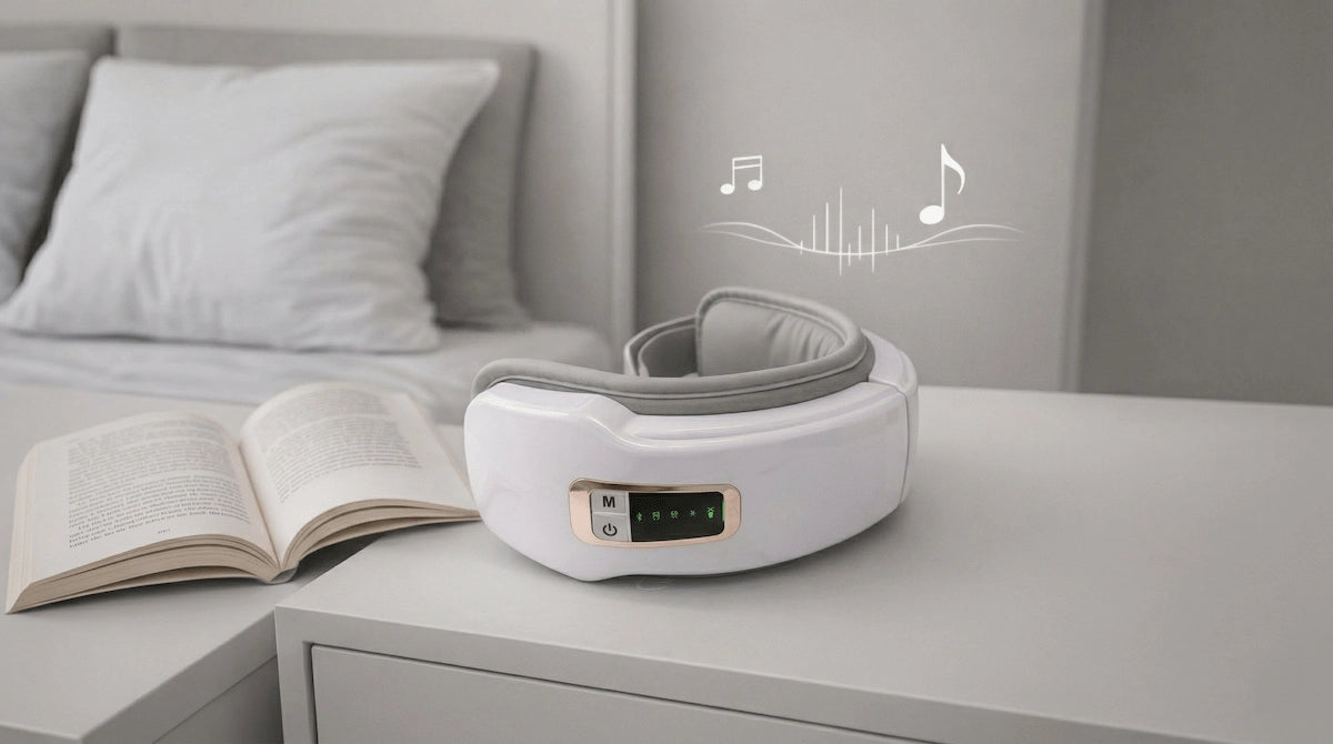 Intelligent Acupressure Eye Massager with Bluetooth music feature