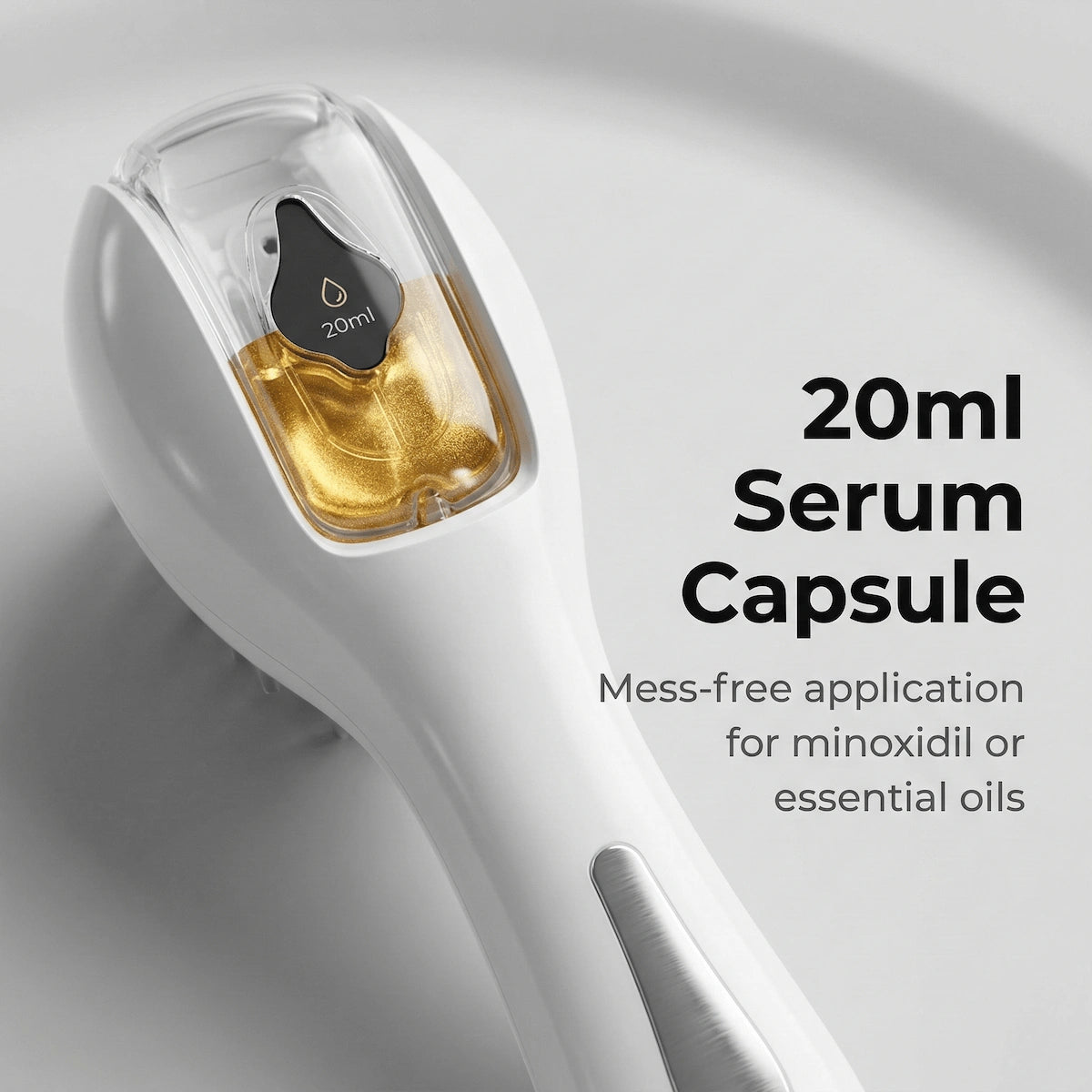 Elevaure 20ml removable hair serum capsule tank for micro-mist atomizer