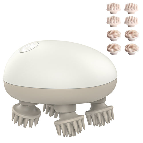 Elevaure Electric Scalp Massager Beige Variant – SKU Product Shot