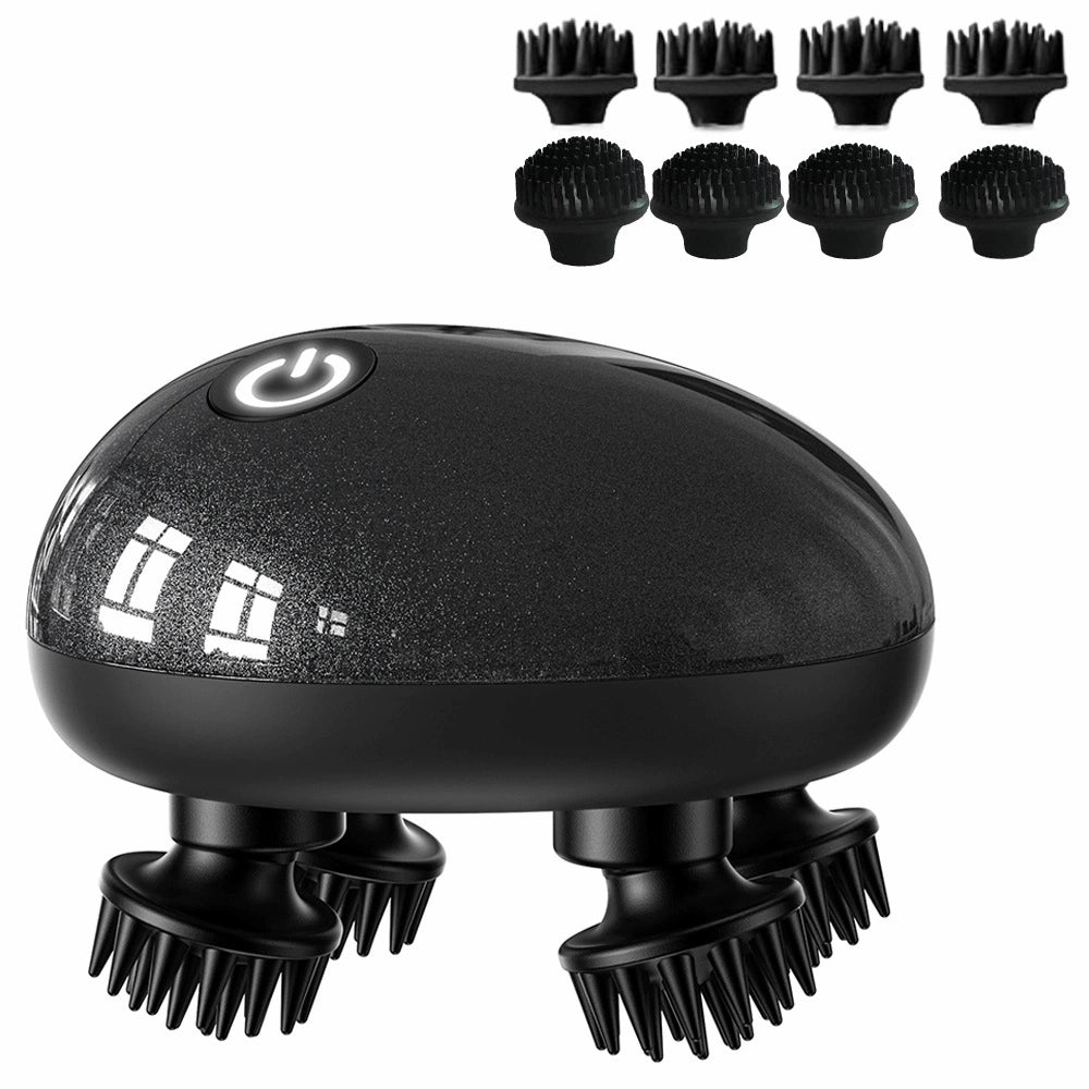 Elevaure Electric Scalp Massager Black Starry Variant – SKU Shot
