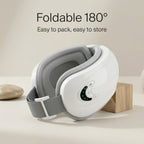 Foldable design of elevaure heated eye massager