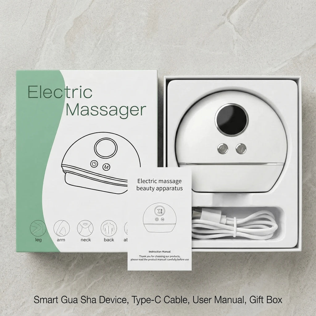 REVITALIZE PRO EMS face massager packaging with USB charging cable — complete at-home facial contouring kit