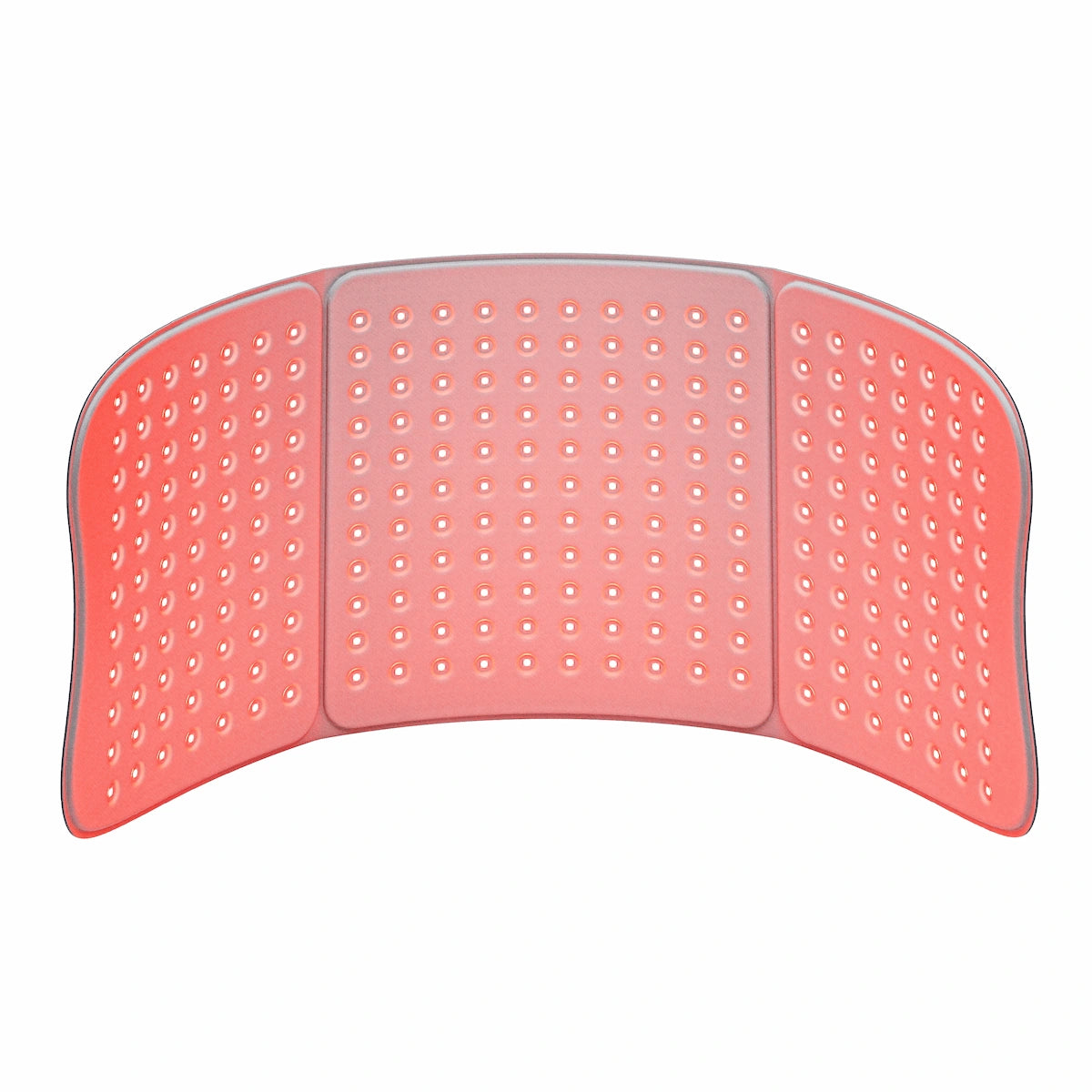 ELEVAURE Large Red Light Therapy Pad for Body illuminated with 792 LED chips across a flexible 30.1" × 12.0" three-section contouring pad.