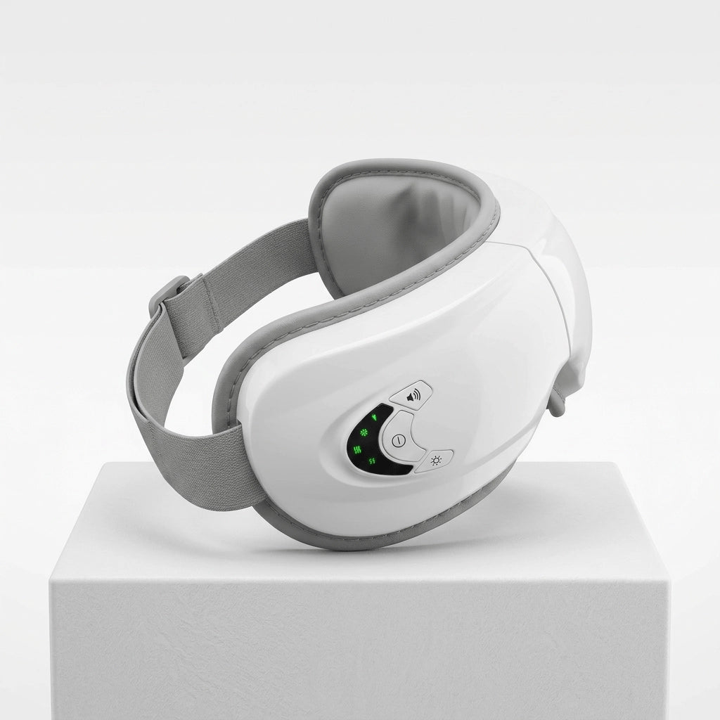 Elevaure Smart Eye Massager Pure White – Front View