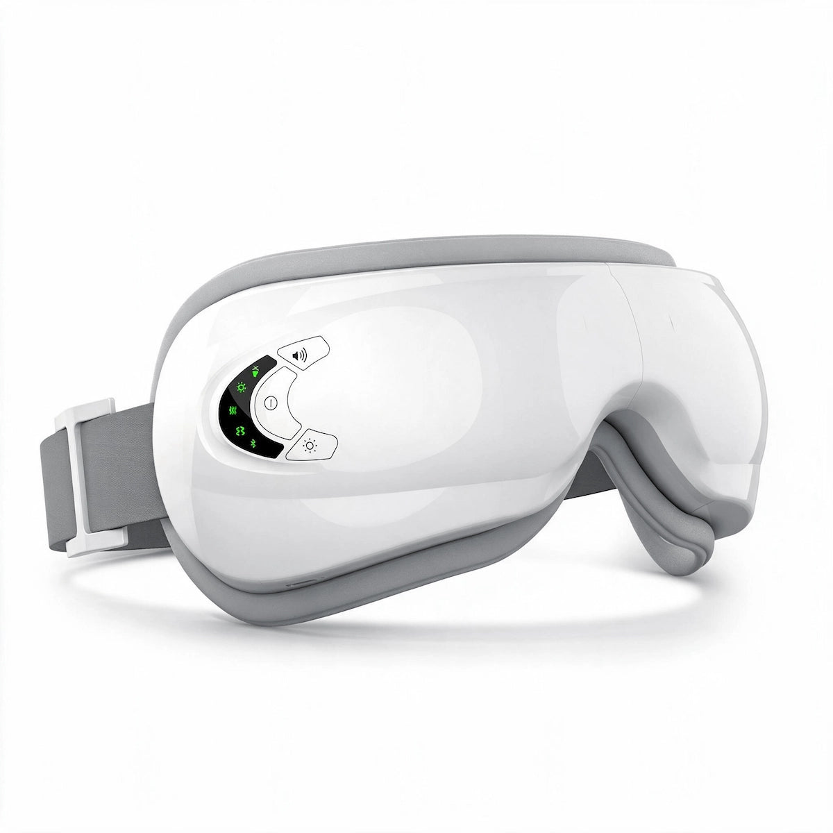 ELEVAURE Smart Eye Massager in white — air compression eye massager for eye fatigue relief