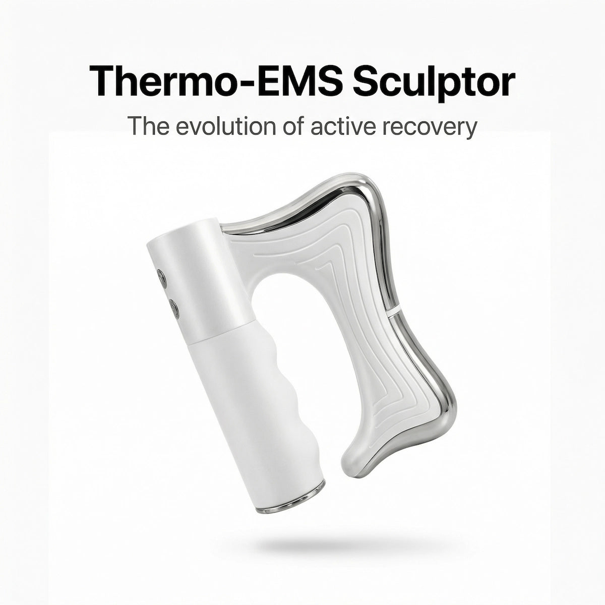 Elevaure heated EMS fascia scraper white background product shot