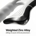 Elevaure electric muscle scraper zinc alloy dual-blade macro detail