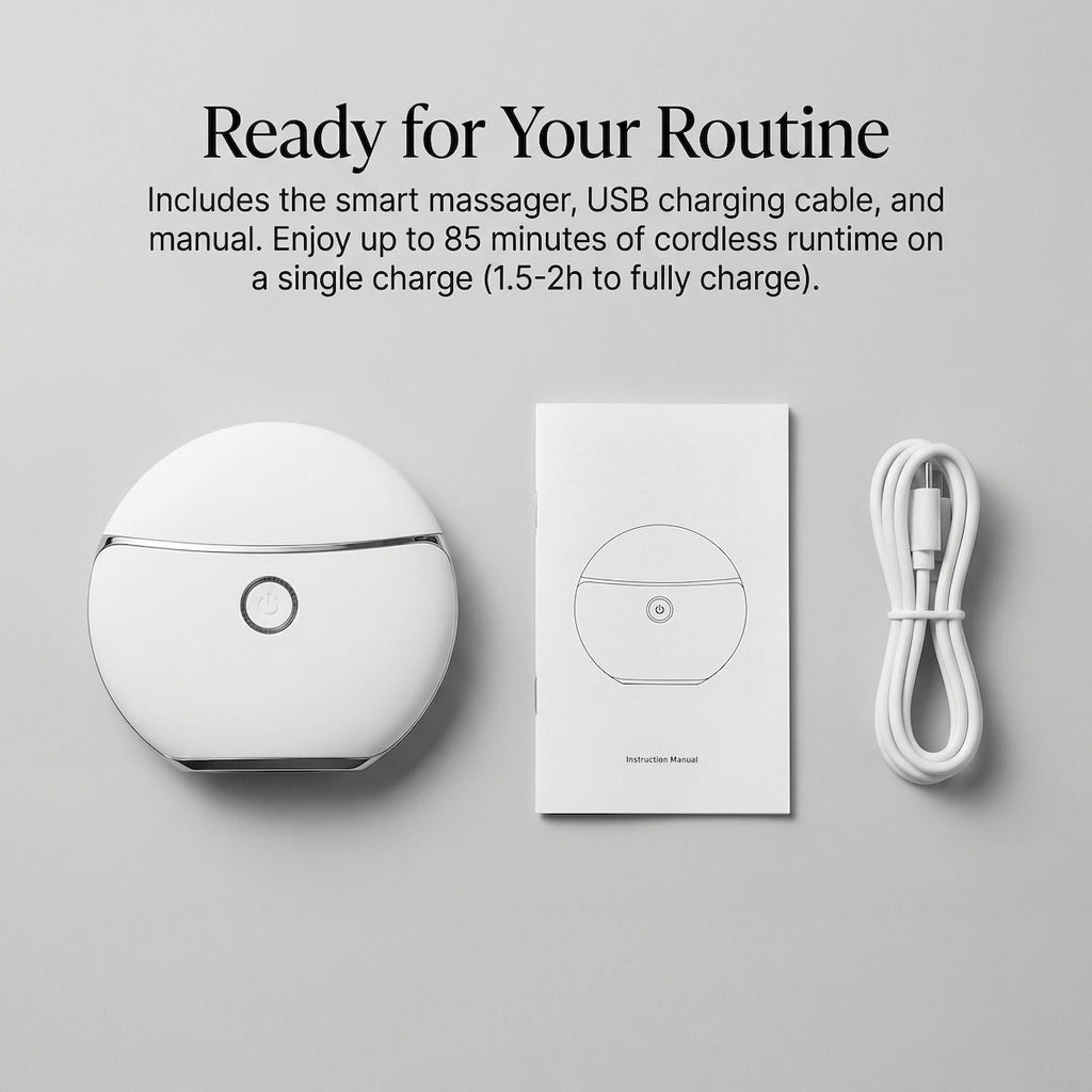 Elevaure Heated Gua Sha Massager unboxing kit with all included accessories