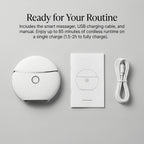 Elevaure Heated Gua Sha Massager unboxing kit with all included accessories