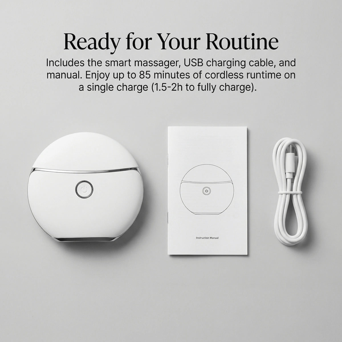 Elevaure Heated Gua Sha Massager unboxing kit with all included accessories