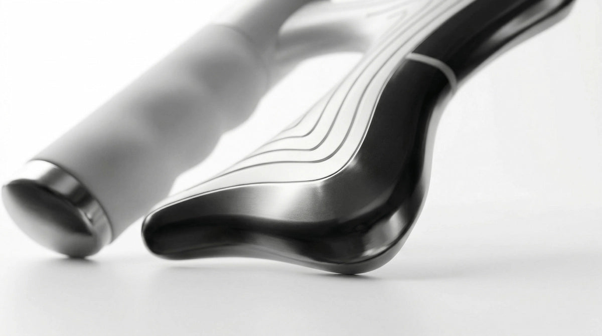 Elevaure electric muscle scraper stainless steel massage edge detail