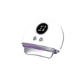 REVITALIZE PRO 4-in-1 EMS face massager in White — smart LCD display, zinc alloy probe, Type-C rechargeable