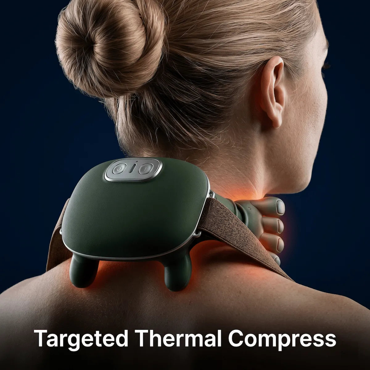Clinical view of trapezius thermal heat neck massager