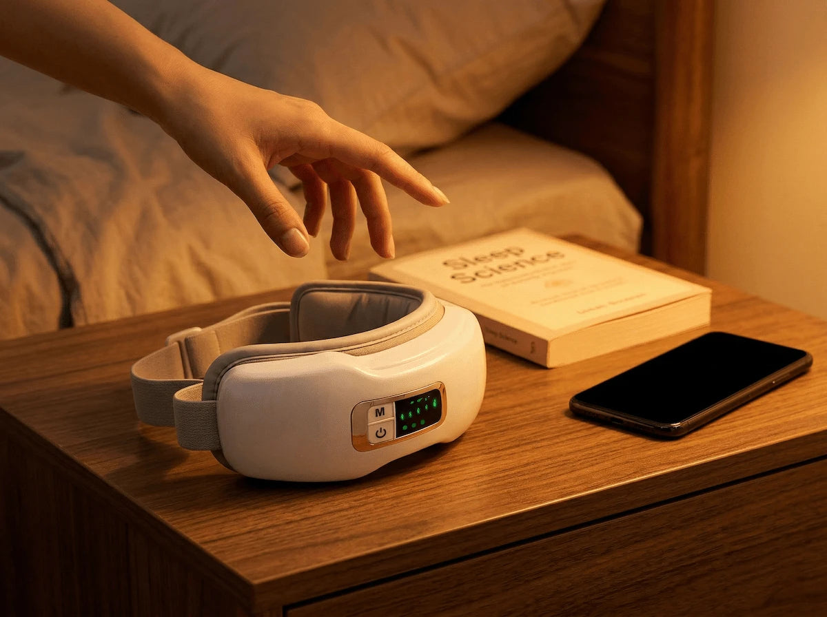 Intelligent Acupressure Eye Massager unwind after screens bedtime ritual